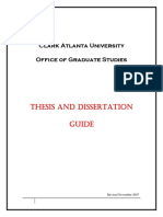 THESIS AND DISSERTATION Guide