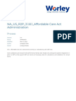 NA - US - R2P - 3.1.8.1 - Affordable Care Act Administration