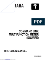 Command Link Multifunction Meter (Square) : Operation Manual