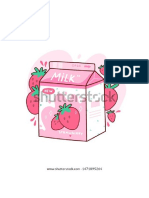 print strawberry