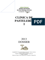 DOSSIER PASTELERIA V CLINICA I  2013