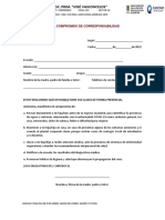 Carta de Compromiso de Corresponsabilidad - José Vasconcelos - Regreso Seguro