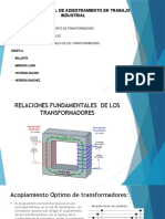 Relaciones Fundamentales de Los Transformadores