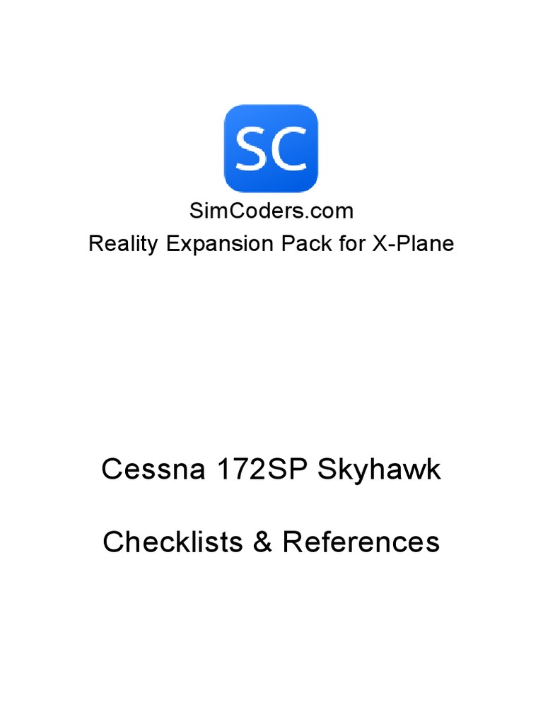 REP c172 Checklists References PDF Ignition System Takeoff