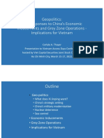Thayer Geopolitics: U.S. Responses To China's Economic Inducements and Grey Zone Operations - Implications For Vietnam