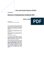 2021 Humanities_arts and Social Sciences Schools Undergraduate Handbook