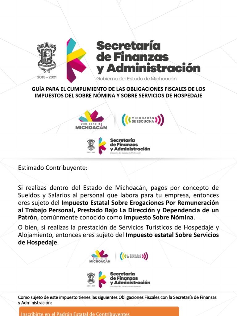 Guía de Obligaciones Fiscales SAT | PDF | Salario | Impuestos