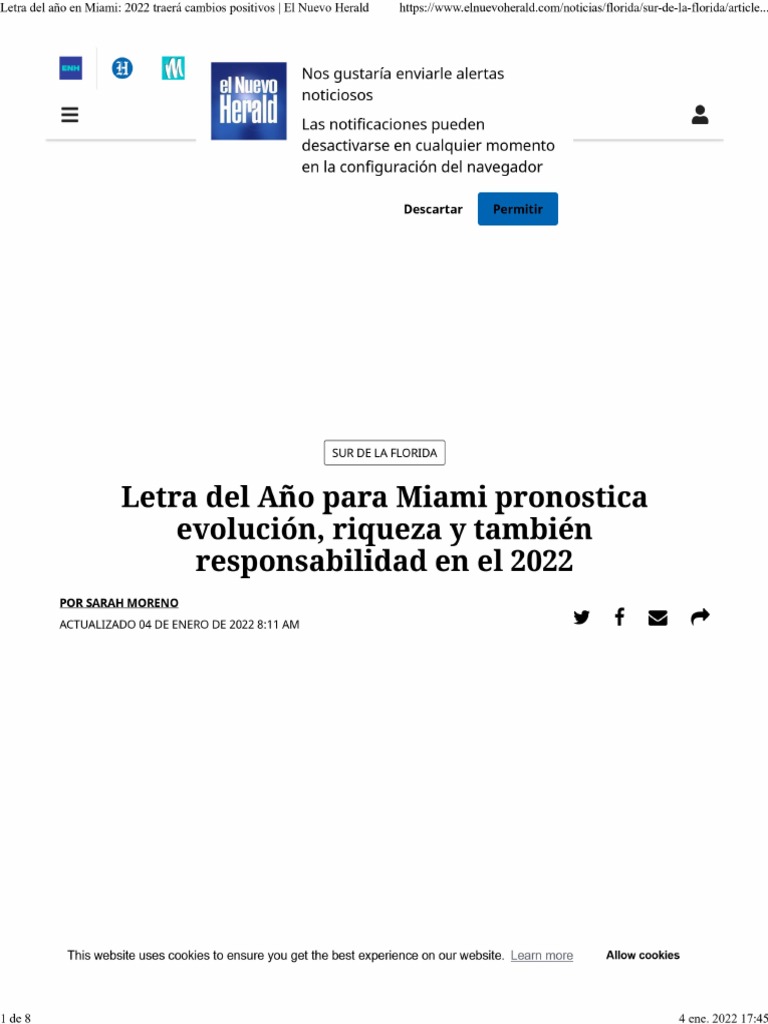 Letra del Año para Miami PDF