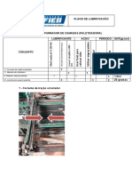 Plano de Lubrificacão