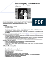 Trabajo Práctico Noviazgos y Familia en Los 60