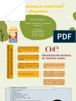 Enfermedades de Declaración Obligatoria en Veterinaria