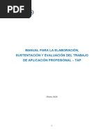 Manual de Elaboración de TAP