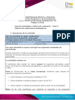 Guía de Actividades y Rúbrica de Evaluación - Unidad 1 - Paso 2 - Caracterización de La Población Seleccionada