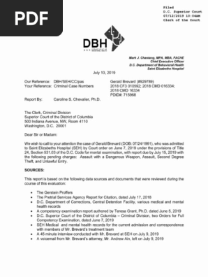 Brevard Psychiatric Eval