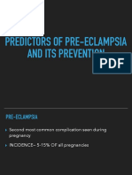 Predictors and Prevention of Preeclampsia