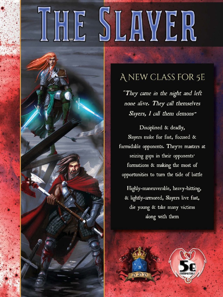 Slayer Class 2.0 | PDF
