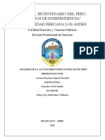 Analisis de La Accion Reinvindicatoria en El Peru