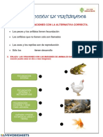 Reproducción en Vertebrados: Los Peces y Los Anfibios Tienen Fecundación Los Anfibios Que No Tienen Cola Son Llamados