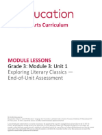 Language Arts Curriculum: Grade 3: Module 3: Unit 1