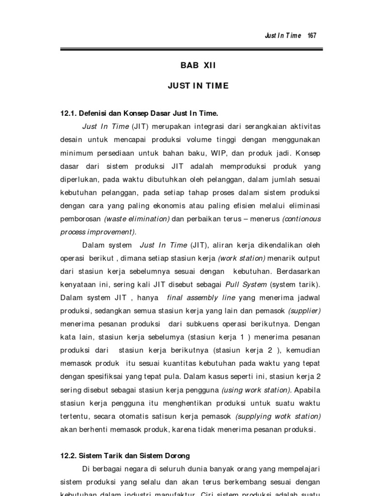 Handout Just in Time - Moch Ahlan Munajat - Fakultas Teknik Dan Ilmu ...