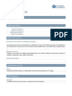 Formato Project Charter