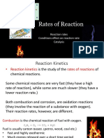 Rates of Reaction