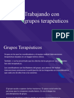 6.3 Grupos Terapéuticos