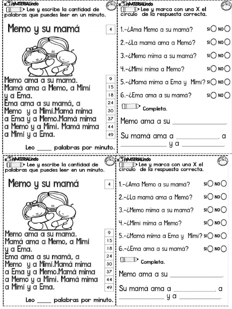 Lecturitas Con M Y L | PDF