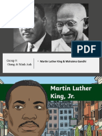 Group 9: Giang & Minh Anh: - Martin Luther King & Mahatma Gandhi