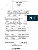 Directions: Analyze Each Statement. Encircle The Letter of The Correct Answer