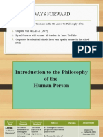 Ways Forward Philosophy of The Human Person 2