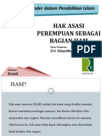 Hak Asasi Perempuan Sebagai Bagian HAM