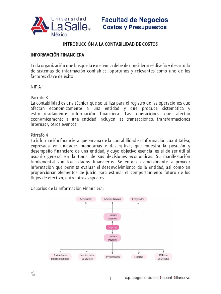 Contabilidad de Costos y Presupuestos | PDF | Presupuesto | Costo