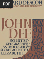 John Dee Scientist, Geographer, Astrologer by Richard Deacon | PDF