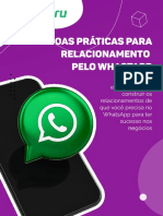 E-Book Boas Práticas para Se Relacionar No Whats