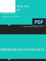 Hiperemesis gravidarum dan Preeklampsia