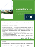 2.1 Métodos para la Obt. de la Sol Gral de una EC DIF clase 1