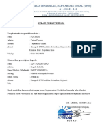 Form Surat Persetujuan Yayasan (IKM)