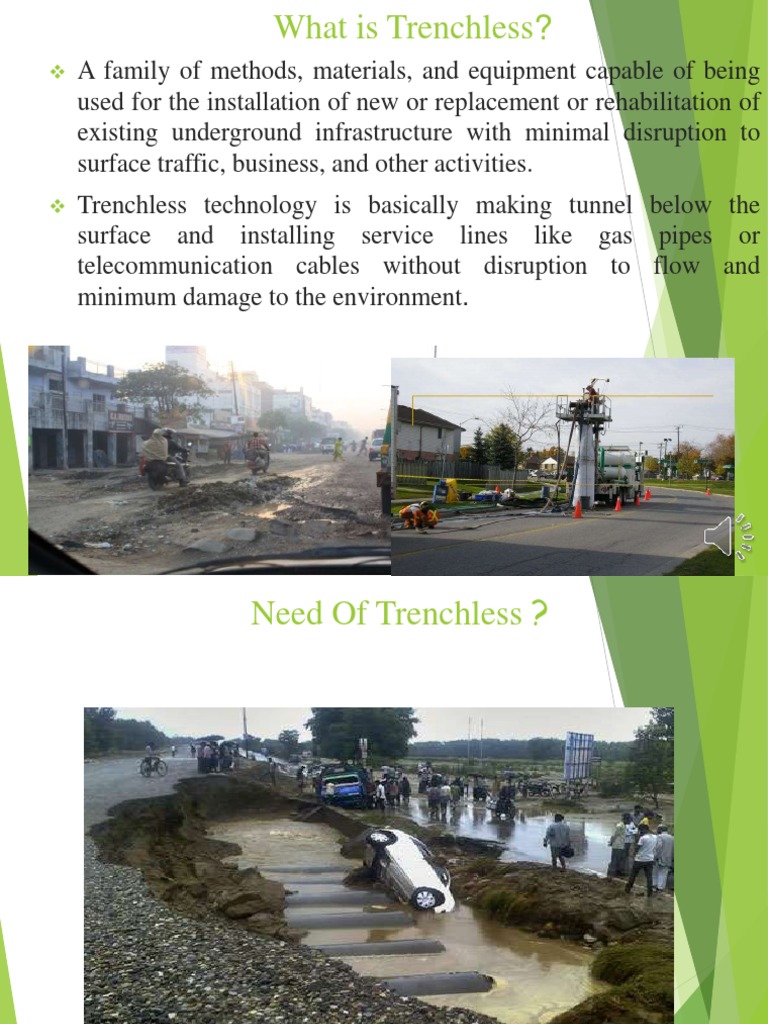 Overview of Trenchless Technology Methods | PDF | Trench | Civil ...