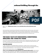 Horizontal Directional Drilling Through The Years