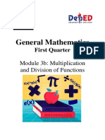 General Mathematics: First Quarter