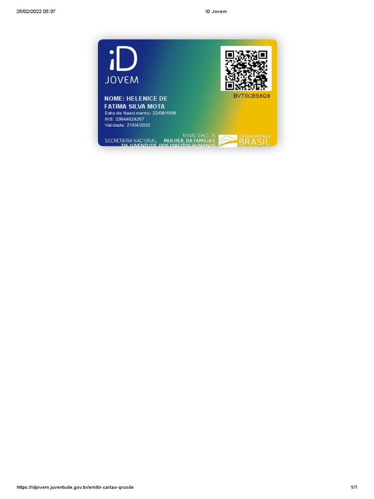 ID Jovem | PDF