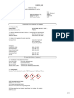 Safety Data Sheet Summary