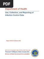 Department of Health - Use, Collection, and Reporting of Infection Control Data