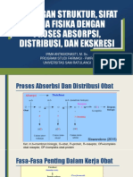 Hubungan Struktur Dengan Proses Absorbsi, Distribusi, Dan Ekskresi