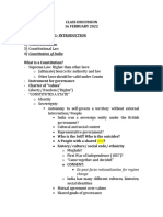 Class Discussion 16 FEBRUARY 2022 Agenda: Module 1-Introduction