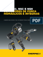 NC, NSC & NSH-Series Hydraulic & Integral Nut Splitters PT-BR