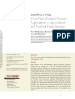 Plant Virus-Derived Vectors: Applications in Agricultural and Medical Biotechnology