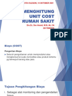 Menghitung Unit Cost Rumah Sakit
