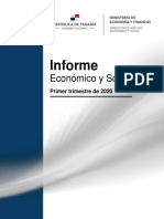 MEF DAES Informe Economico y Social Primer Trimestre 2020